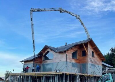 CRÉATION D'UNE TERRASSE SUR POTEAU